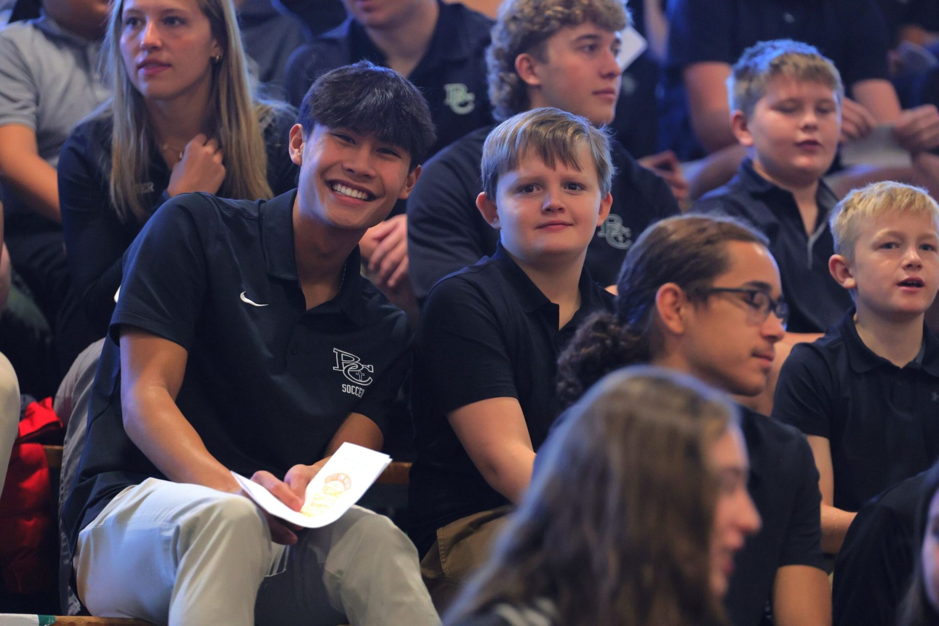 Group of smiling students